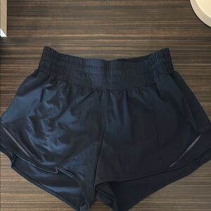 Women's Lululemon Navy Blue Hotty Hot Shorts
